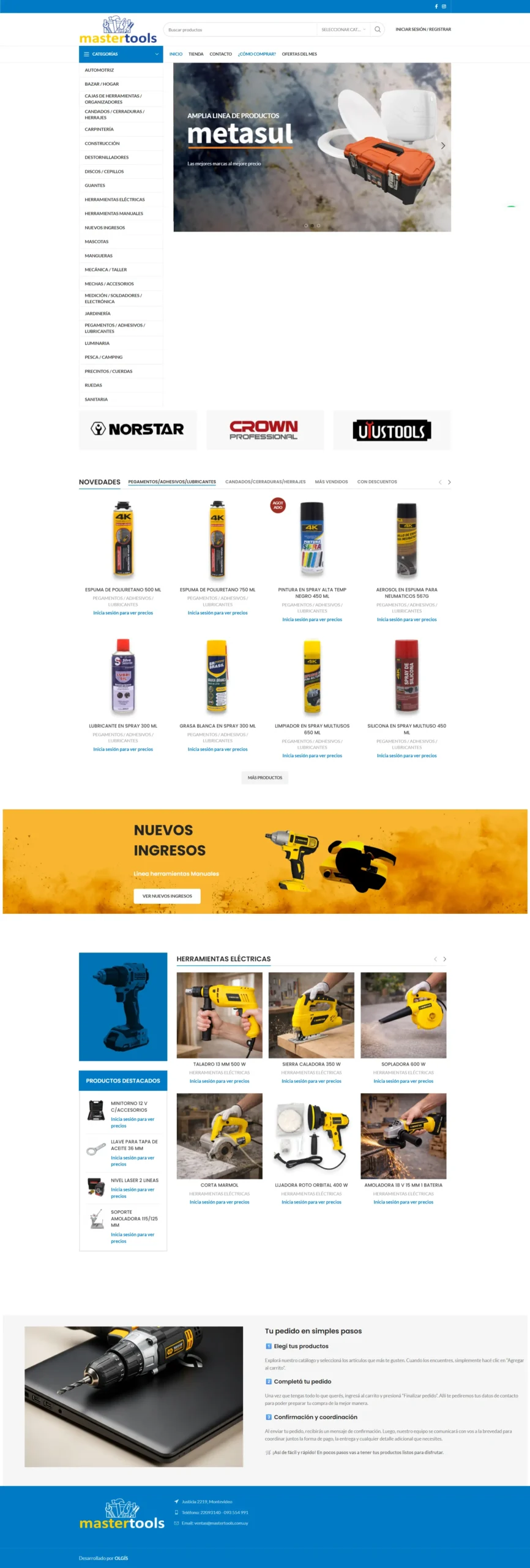 Mastertools Mayorista - Vista previa de tienda en producción